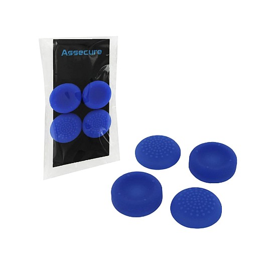 Silicone Thumb Grips: Concave & Convex Blue