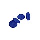 Silicone Thumb Grips: Concave & Convex Blue