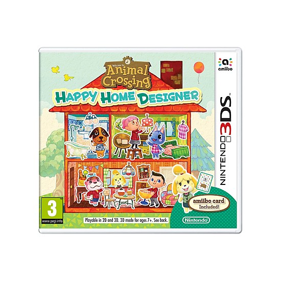 Animal Crossing Happy Home Designer + Special Amiibo Card