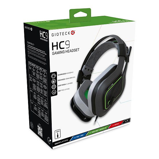 Headphones Cu Wire Gioteck Hc-9 For Xbox One