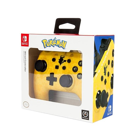 Controller Cu Wire Powera Galben Nintendo Switch