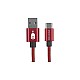 Cable Usb Dublu Spartan Gear Tip C 2m Red