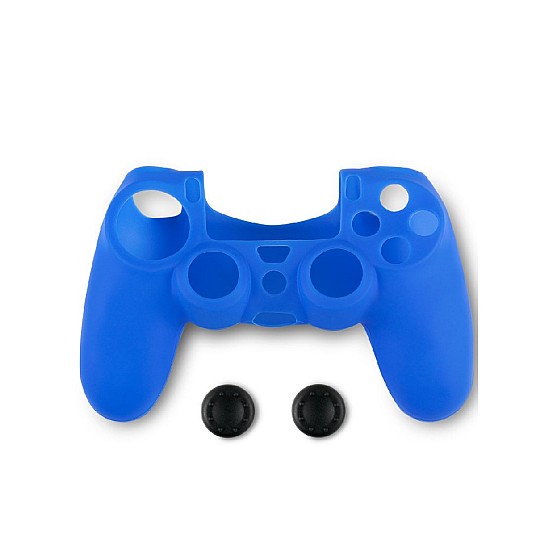 Case Din Silicone For Controller Si Thumb Grips Spartan Gear Ps4 Blue