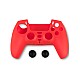 Case Din Silicone For Controller Si Protection For Buttons Spartan Gear Ps5 Red