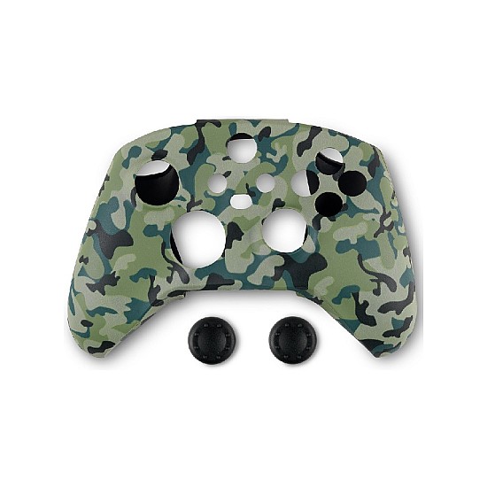 Case Din Silicone For Controller Si Protection For Buttons Spartan Gear Xbox Series X/s Verde Camuflaj