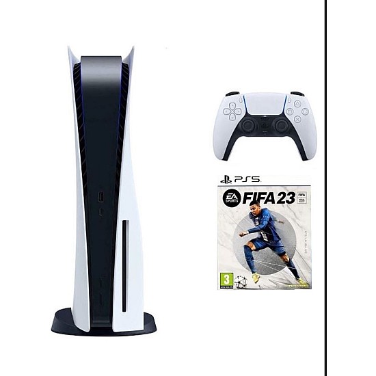Consola 825gb Standard Edition Alb Eu + Fifa 23 + Fut Vch Eu - Ps5