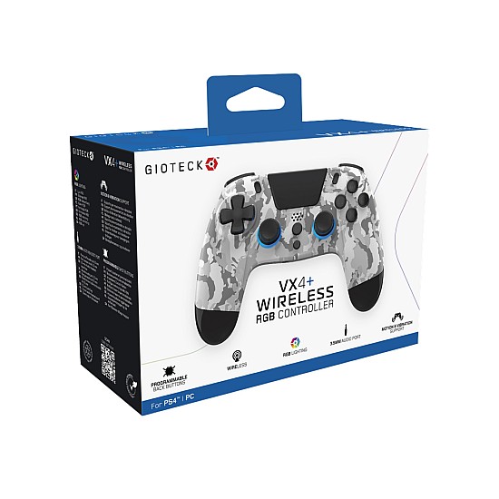 Controller Without Wire Gioteck Wx4+ Rgb Ps4