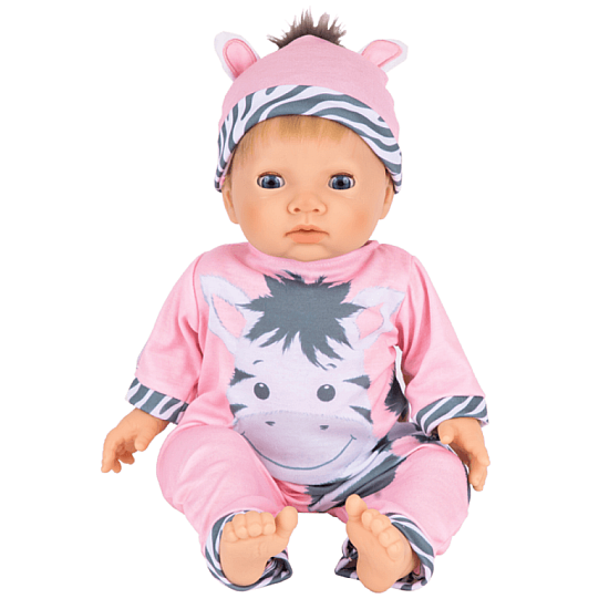 Doll Tiny Treasure Blond Hair Zebra Outfit (30267)
