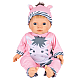 Doll Tiny Treasure Blond Hair Zebra Outfit (30267)