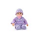 Doll Bayer First Words Baby Purple 38 Cm (93826aa)