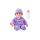 Doll Bayer First Words Baby Purple 38 Cm (93826aa)