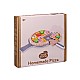 Set Small Wood Homemade Pizza (l40153)