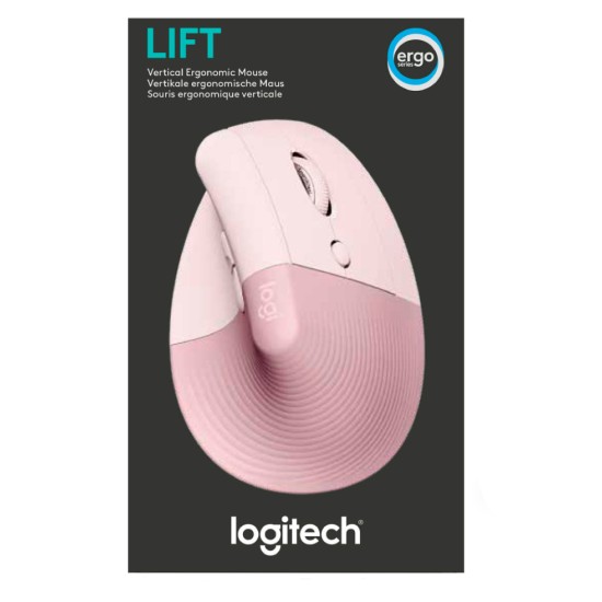 Logitech Roxo Mouse Mouse Logitech Lift Ergo Rose/Dark Rose