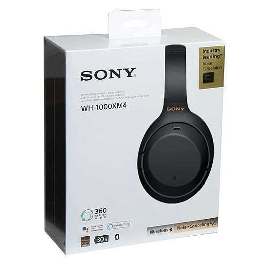 Headphones Sony Wireless Black (wh-1000xm4)