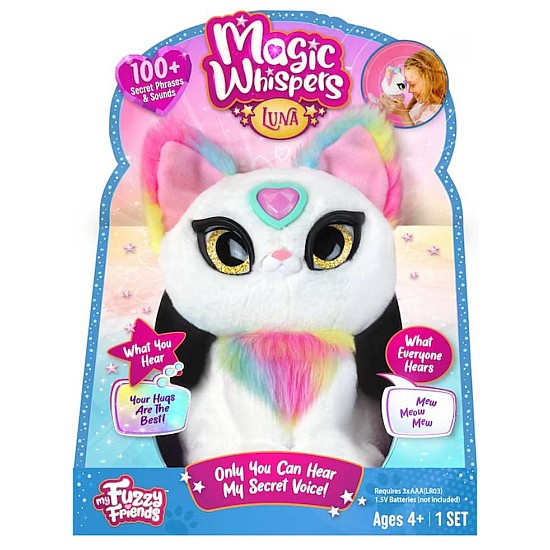 Plus My Fuzzy Friends Magic Whispers Kitty White (30432)