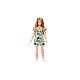 Doll Barbie Fashionistas Down Syndrome Wearing Floral Dress (hjt05)