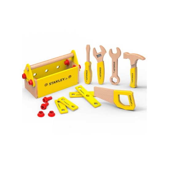 Set Stanley Jr Wooden Toolbox + Hand Tool (swrp004-sy)