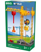 Set Brio Construction Crane With Lights (33835)