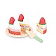 Small Wood Strawberry Cake (l40246)