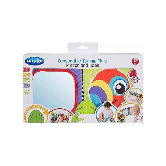 Playgro Convertible Tummy Time Mirror And Book (10186971)