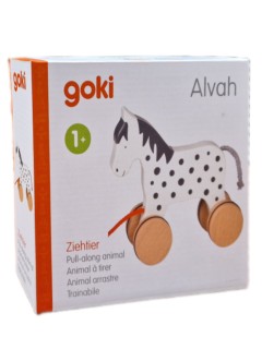 Goki Pull-along Animal Horse Alvah (54963)