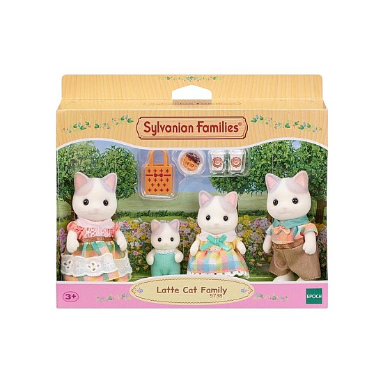 Sylvanian Families Latte Cat Family 5738