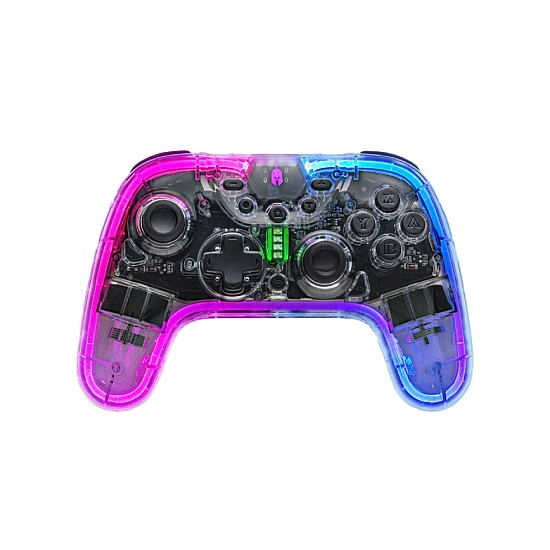 Controller Spartan Gear Dory Wireless Transparent - Nintendo Switch/pc