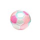 Football Metallic Pink/silver Size 5 (13307)