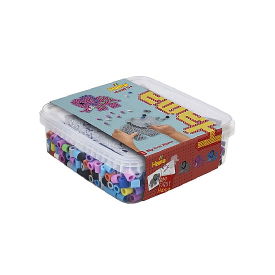 Hama Maxi Beads And Pin Plate In Bucket Elephant (388753)