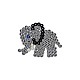 Hama Maxi Beads And Pin Plate In Bucket Elephant (388753)