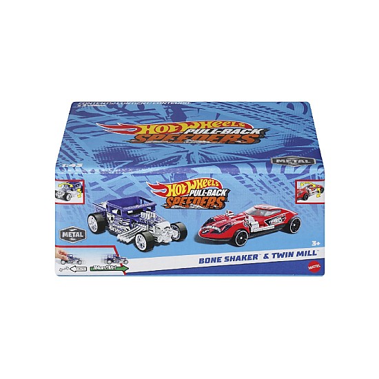 Hot Wheels Pull-back Speeders Bone Shaker Twin Mill (hpr92)