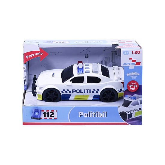 Motor 112 Police Car With Light & Sound 19cm (i-1600012)