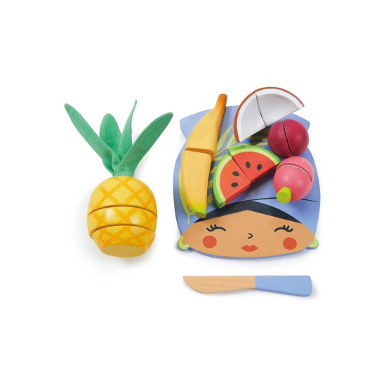 Tender Leaf Tropical Fruit Chopping Board (tl8281)