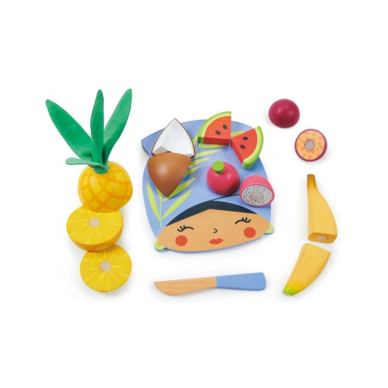 Tender Leaf Tropical Fruit Chopping Board (tl8281)