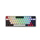 Spartan Gear Pegasus 2 Rgb Wired Wireless 63 Keys Mechanical Keyboard (white/grey)