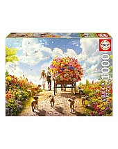 Educa 1000 Pcs Carrying Flowers Puzzle (80-19921)