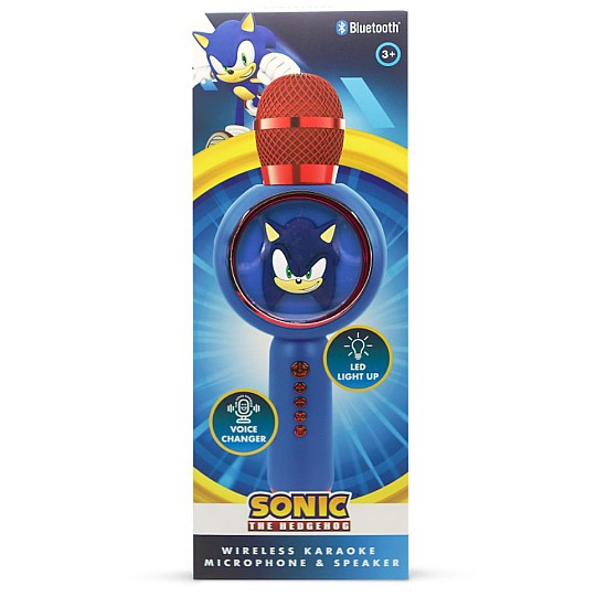 Otl New Sonic The Hedgehog Karaoke Microphone & Speaker