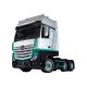 Burago Haulers Custom Cabs M-b Actros 1:43 Silver/black (143029)