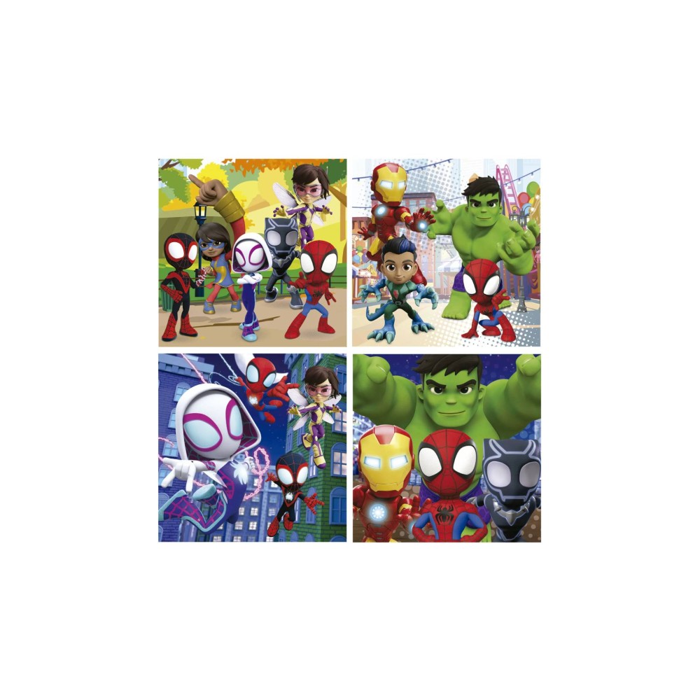 Educa Puzzle -6-9-12-16 Spidey & His Amazing Friends (80-19580)