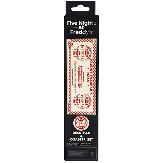 Five Nights At Freddys Desk Pad & Coaster Set