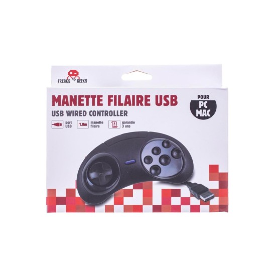 6-button Usb Controller Megadrive Shape