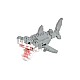 Bandai Nanoblock Animal White Shark Building Block (nbc332)