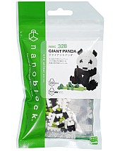 Bandai Nanoblock Animal Giant Panda Building Block (nbc328)