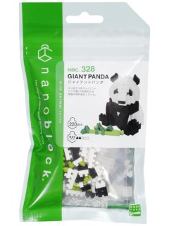 Bandai Nanoblock Animal Giant Panda Building Block (nbc328)