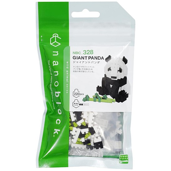 Bandai Nanoblock Animal Giant Panda Building Block (nbc328)