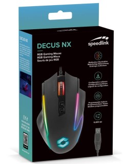 Speedlink Decus Nx Rgb Gaming Mouse Rubber-black