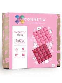 Connetix Base Plate Pastel Pink & Berry (ct-p-pb002-bp)