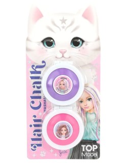 Topmodel Hair Chalk Set Beauty And Me Purple And Pink Or Pink And Blue Random