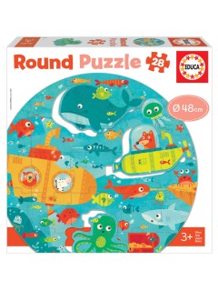 Educa Round Puzzle Under The Sea (80-18907)